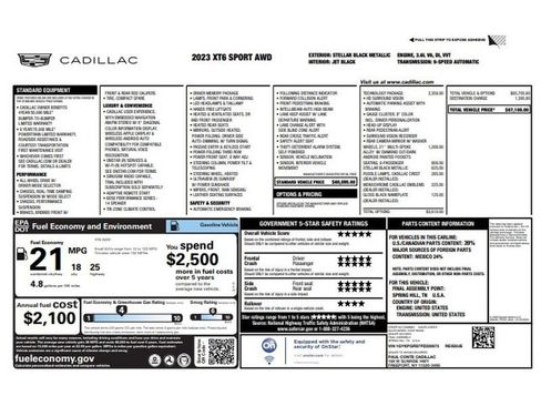 Certified 2023 Cadillac XT6 Premium Luxury AWD/4WD image 9