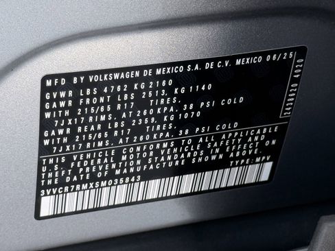 New 2025 Volkswagen Tiguan S image 27