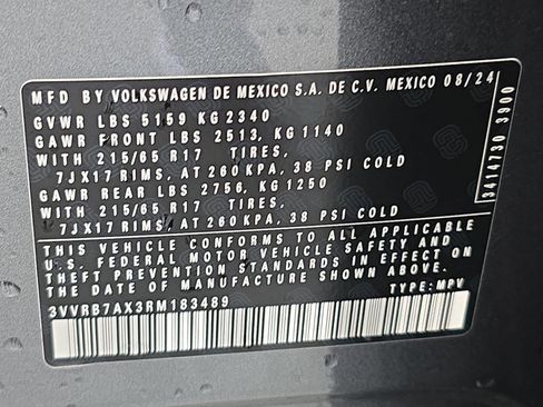 Certified 2024 Volkswagen Tiguan S image 35