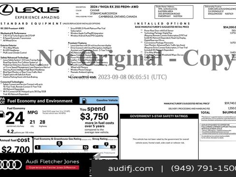 Used 2024 Lexus RX 350 Premium Plus w/ Convenience Package image 25