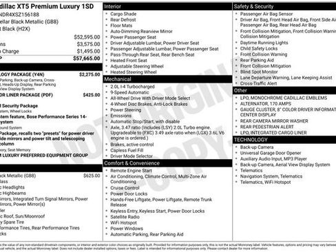 New 2025 Cadillac XT5 Premium Luxury w/ Technology Package image 4