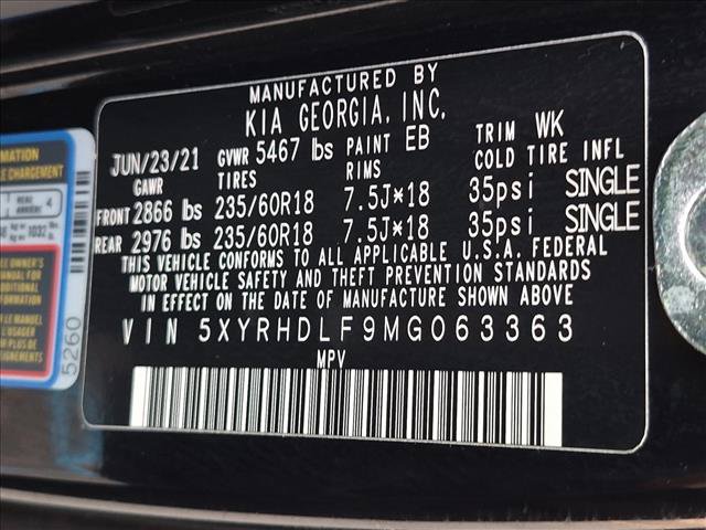 Used 2021 Kia Sorento EX w/ Panoramic Sunroof Package AWD/4WD image 14