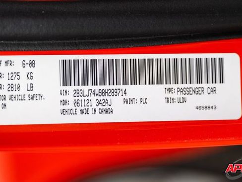 Used 2008 Dodge Challenger SRT8 image 84