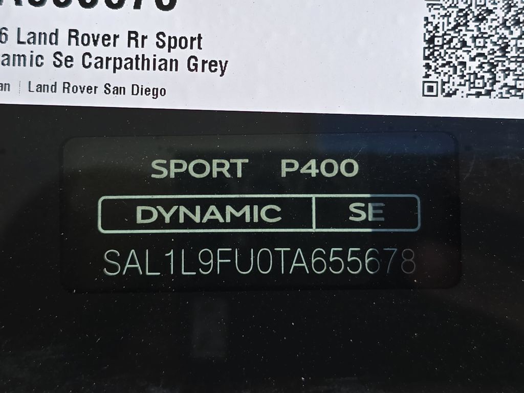New 2026 Land Rover Range Rover Sport Dynamic SE AWD/4WD image 37