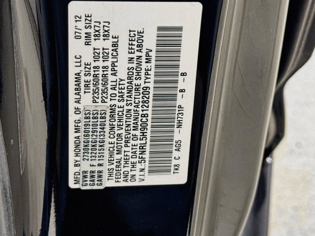Used 2012 Honda Odyssey Touring image 43
