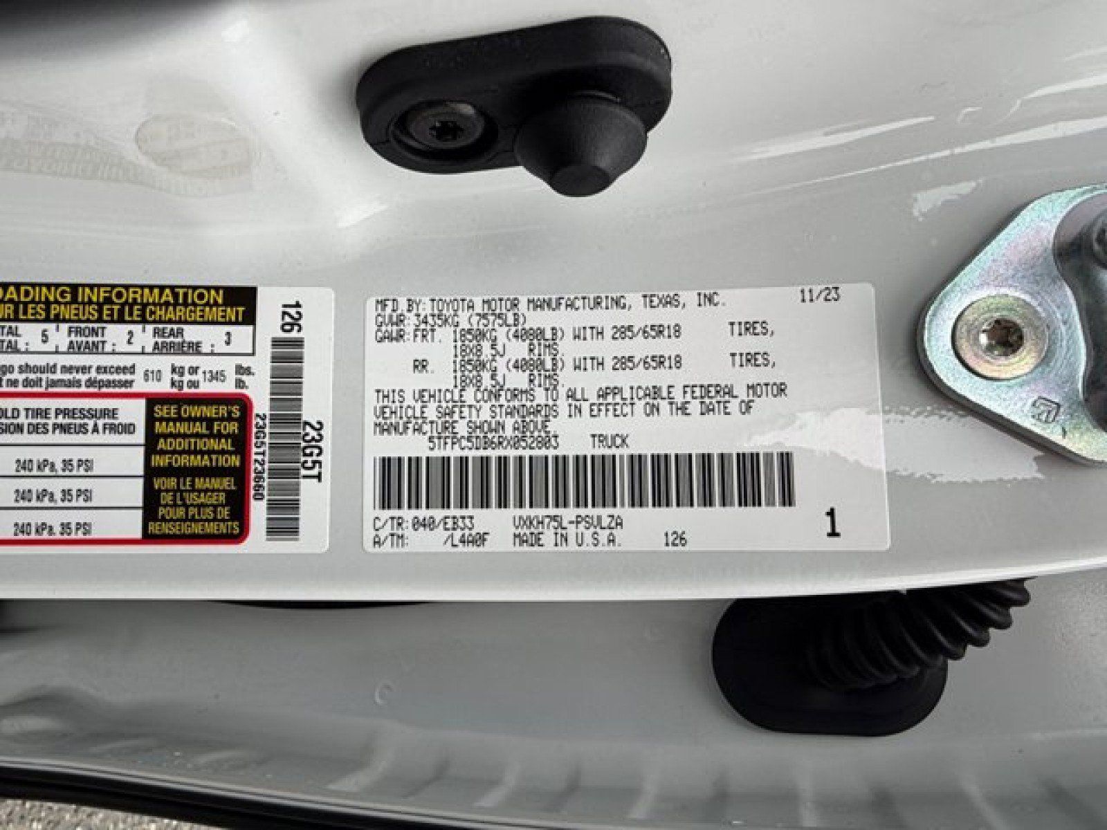 Used 2024 Toyota Tundra TRD Pro AWD/4WD image 22