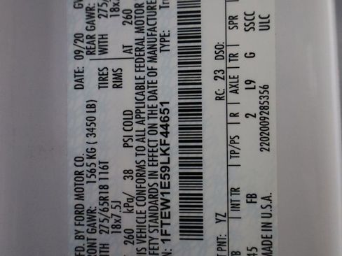 Certified 2020 Ford F150 XLT w/ Equipment Group 301A Mid image 32