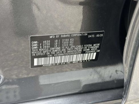 Certified 2025 Subaru Legacy Premium AWD/4WD image 13