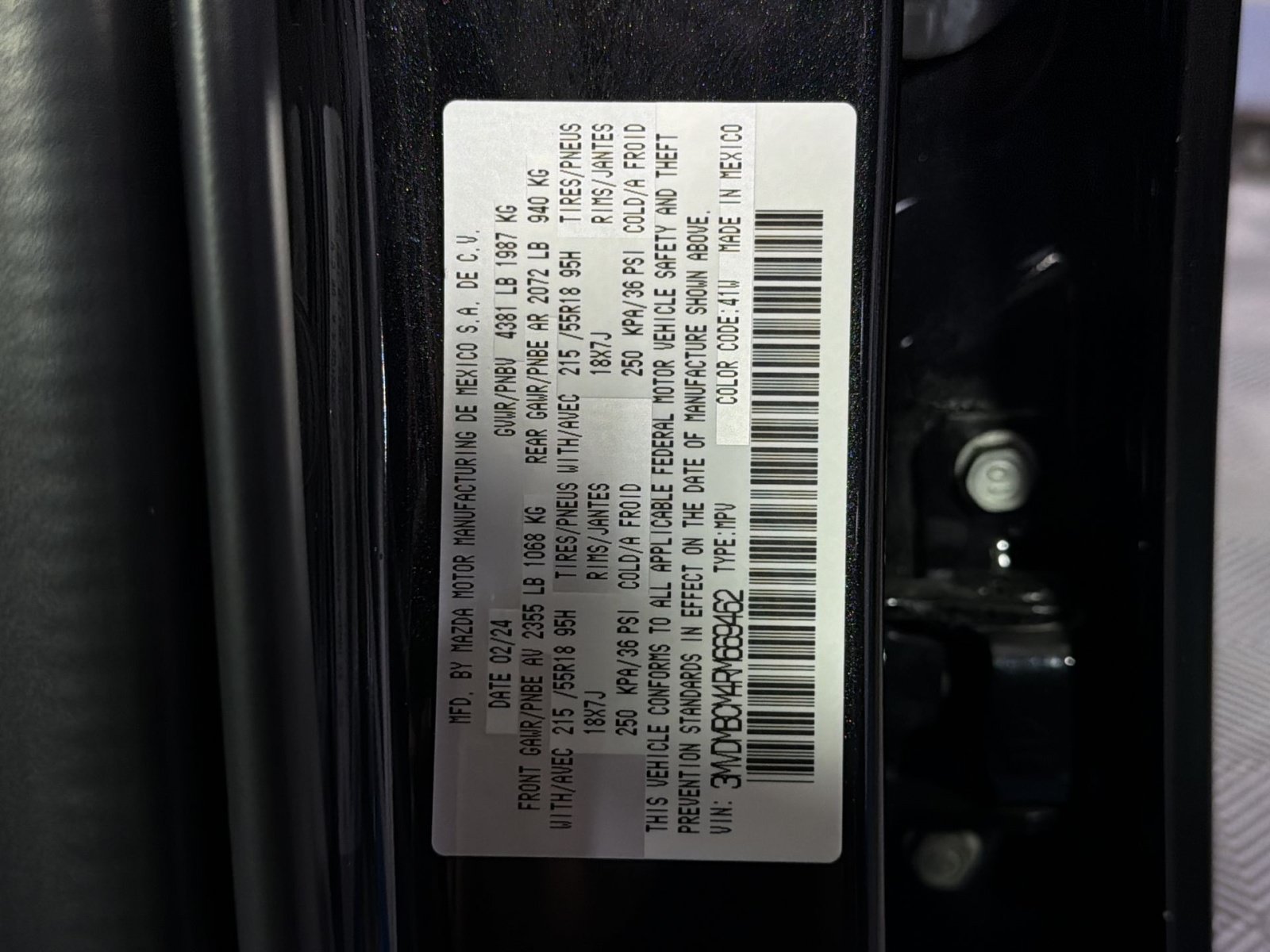 Used 2024 MAZDA CX-30 AWD 2.5 S w/ Preferred Package image 35