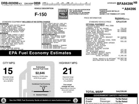 Used 2011 Ford F150 Lariat w/ Lariat Plus Pkg image 14