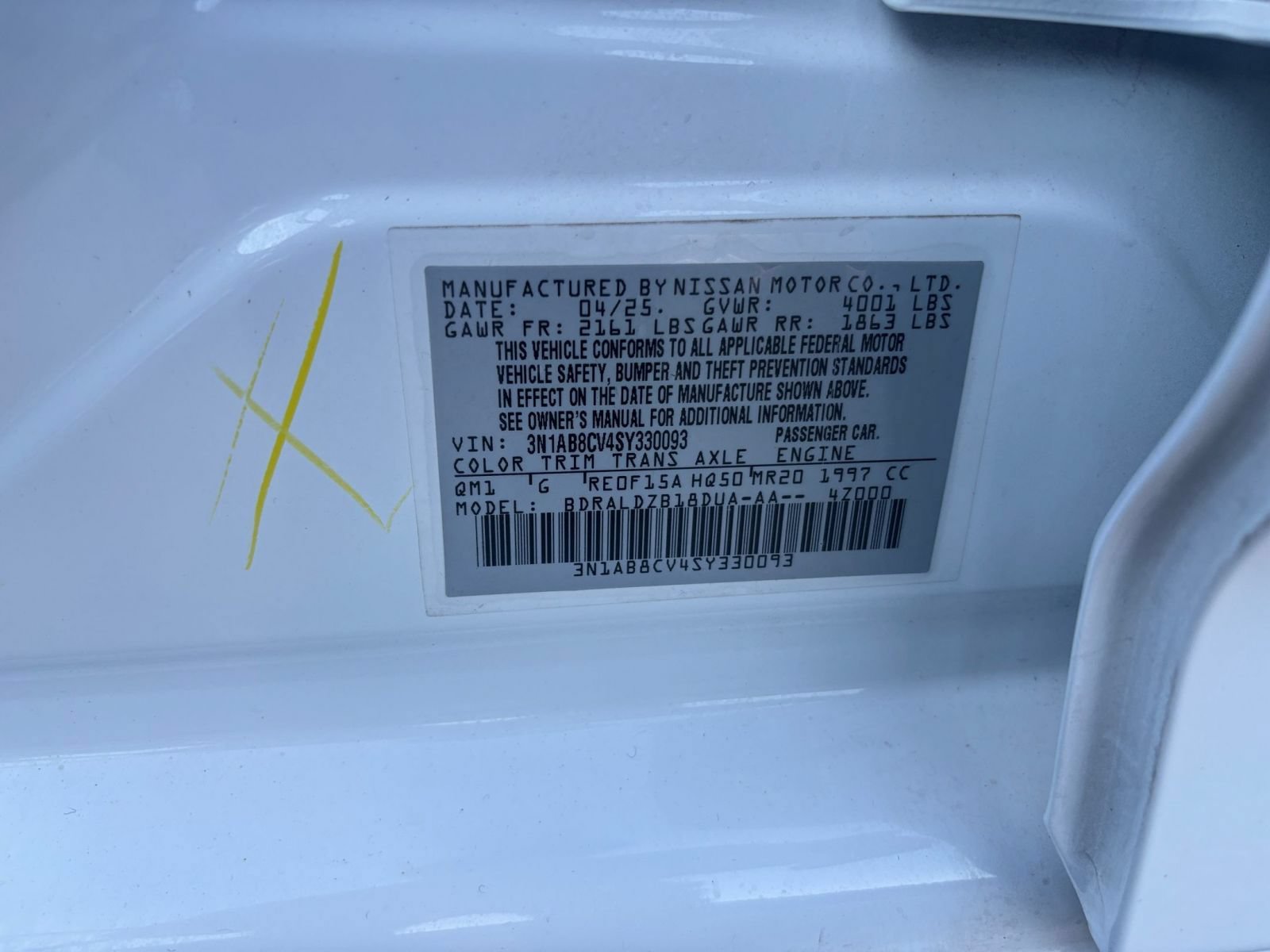 Used 2025 Nissan Sentra SV FWD image 27
