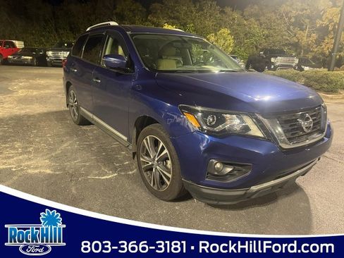 Used 2017 Nissan Pathfinder Platinum w/ Family Entertainment Package image 1