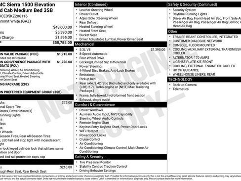 Used 2019 GMC Sierra 1500 Elevation w/ Elevation Value Package AWD/4WD image 28