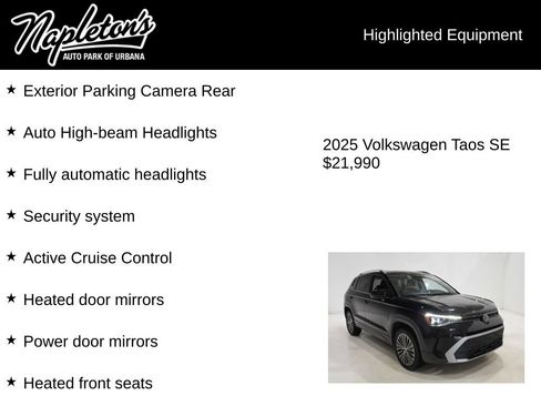 Used 2025 Volkswagen Taos SE FWD image 16