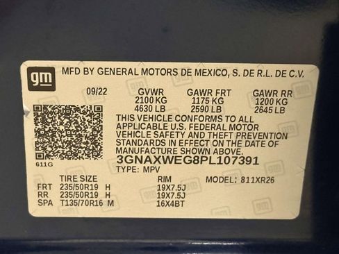 Used 2023 Chevrolet Equinox RS w/ RS Leather Package image 33