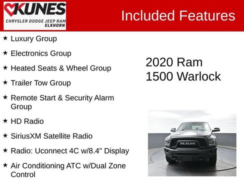 Used 2020 RAM 1500 Classic Warlock w/ Trailer Tow Group AWD/4WD image 4