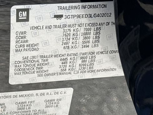 Used 2020 GMC Sierra 1500 AT4 w/ AT4 Premium Package AWD/4WD image 15