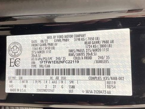 Used 2022 Ford F150 XLT w/ Equipment Group 301A Mid image 25