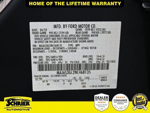 Used 2022 Ford EcoSport SE image 46