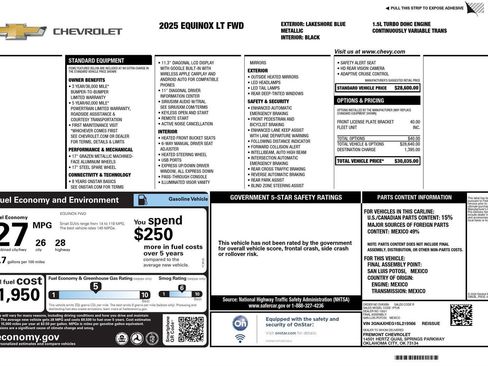 Used 2025 Chevrolet Equinox LT image 22