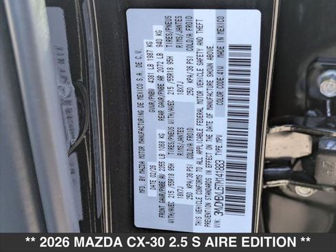 New 2026 MAZDA CX-30 Aire Edition AWD/4WD image 15