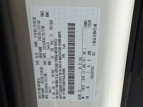 New 2026 Ford Transit 250 148 High Roof w/ Load Area Protection Package image 19