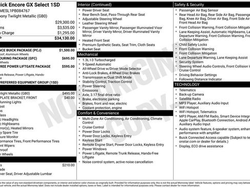 Used 2023 Buick Encore GX Select w/ Experience Buick Package AWD/4WD image 10