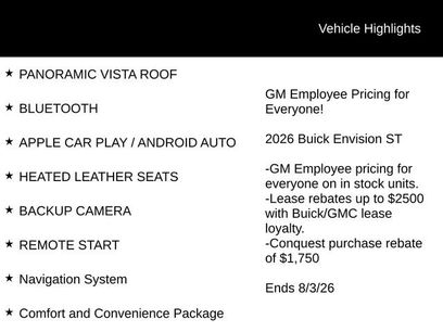 New 2026 Buick Envision Sport Touring