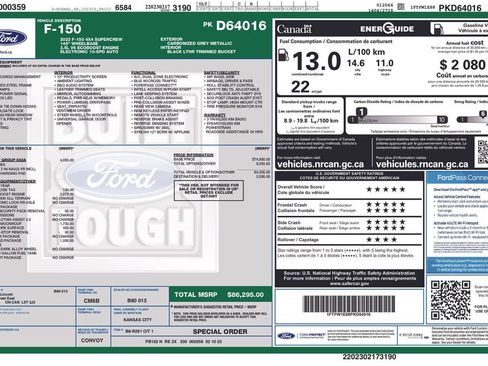 Used 2023 Ford F150 Lariat w/ Equipment Group 502A High AWD/4WD image 35