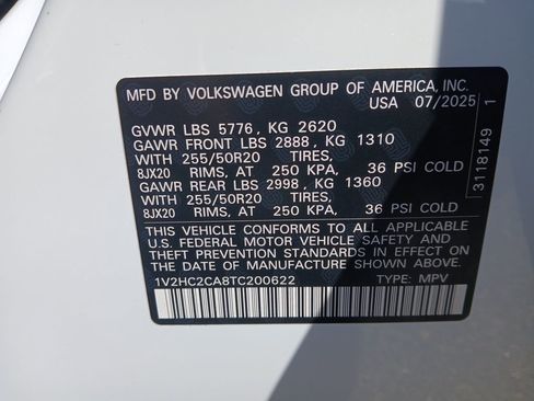 New 2026 Volkswagen Atlas Cross Sport SE image 28