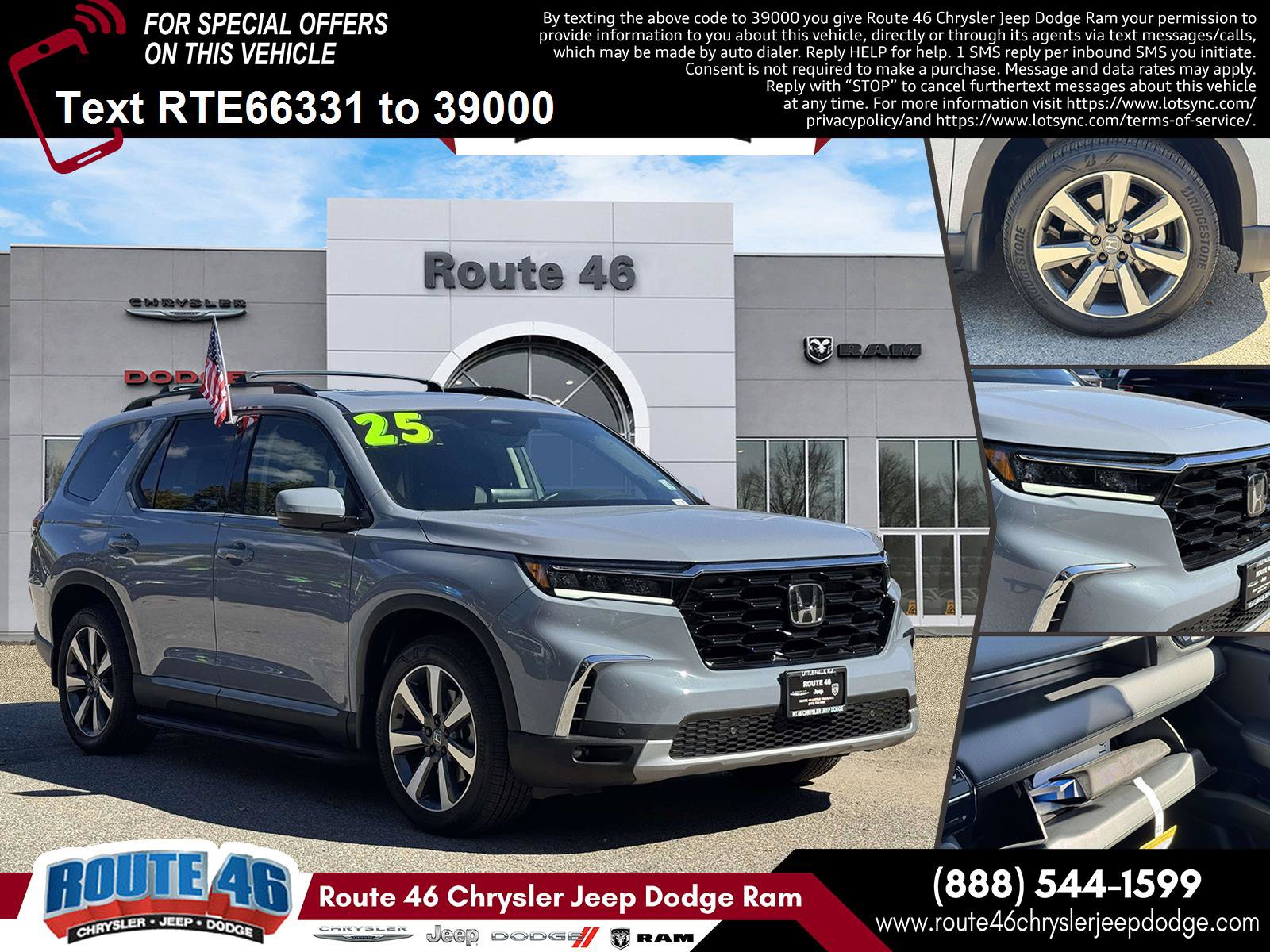 Used 2025 Honda Pilot Touring image 1