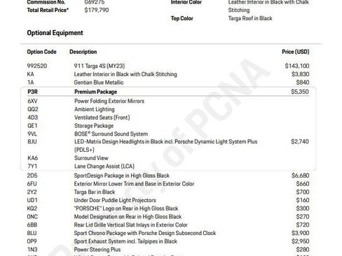 Certified 2023 Porsche 911 Targa 4S image 6