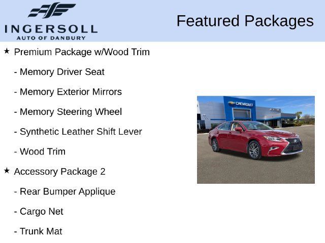 Used 2016 Lexus ES 350 w/ Premium Package w/Wood Trim FWD image 10