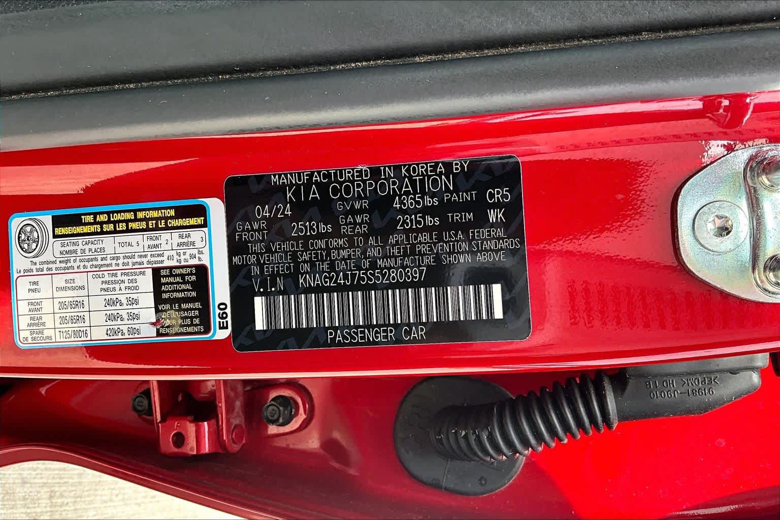 Certified 2025 Kia K5 LXS FWD image 63