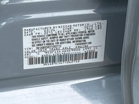 Certified 2026 Nissan Sentra SV w/ Floor Mat Package FWD image 30
