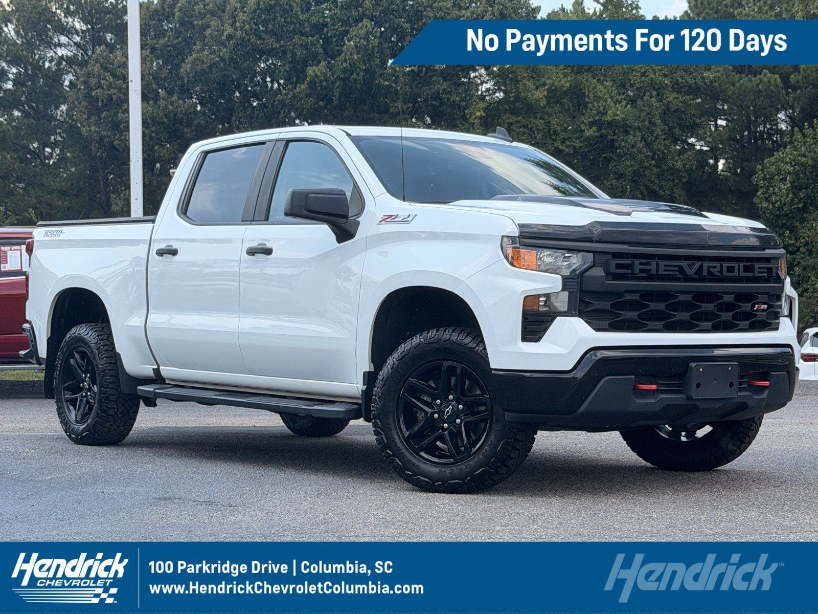Used 2022 Chevrolet Silverado 1500 Custom Trail Boss w/ LPO, Dark Essentials Package AWD/4WD image 1