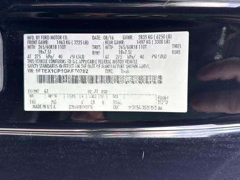 Used 2016 Ford F150 XLT w/ Equipment Group 302A Luxury image 26