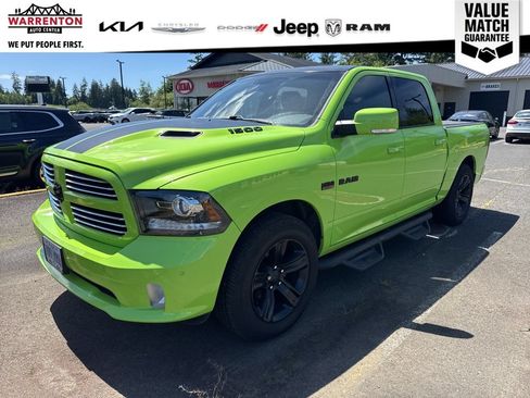 Used 2017 RAM 1500 Sport w/ Sublime Green Sport Package AWD/4WD image 1