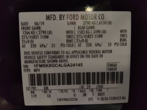 Used 2020 Ford Explorer ST w/ ST Street Pack image 33