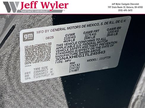 New 2026 Chevrolet Equinox LT w/ Convenience Package II FWD image 36