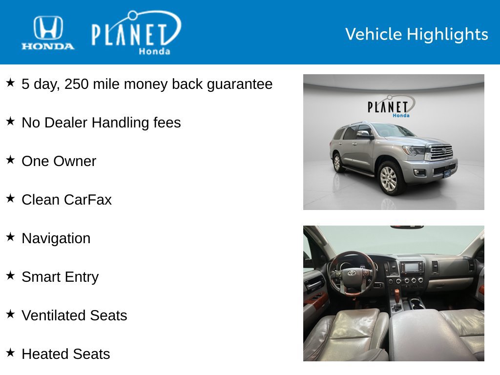 Used 2018 Toyota Sequoia Platinum AWD/4WD image 4