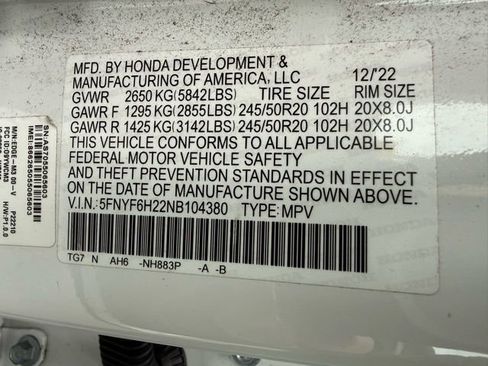 Used 2022 Honda Pilot Special Edition image 15