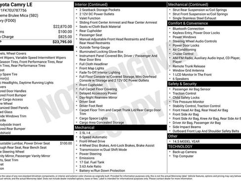 Used 2014 Toyota Camry LE image 2