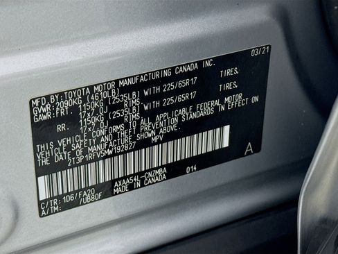 Certified 2021 Toyota RAV4 XLE image 28