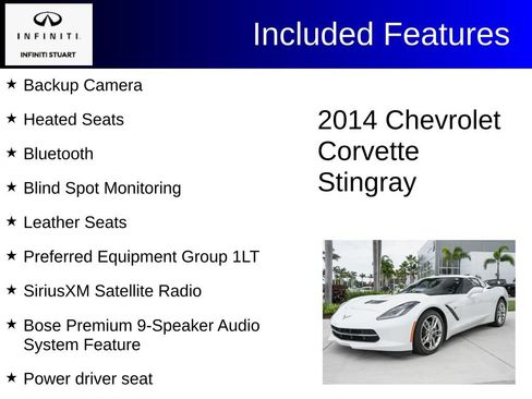 Used 2014 Chevrolet Corvette Stingray Coupe RWD image 2