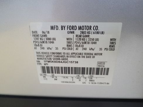 Used 2018 Ford Explorer XLT w/ Equipment Group 201A image 33