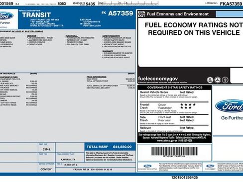 Used 2015 Ford Transit 250 148 High Roof image 9