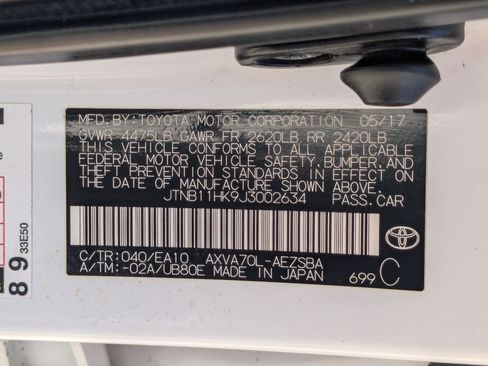 Used 2018 Toyota Camry SE w/ Moonroof Package FWD image 32