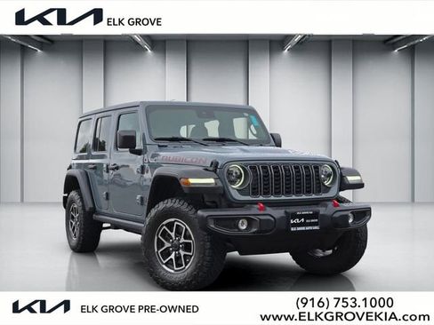 Used 2024 Jeep Wrangler Unlimited Rubicon w/ Technology Group AWD/4WD image 1