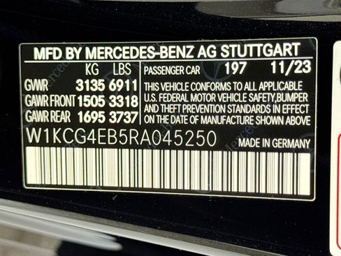 Certified 2024 Mercedes-Benz EQS 580 4MATIC Sedan image 30